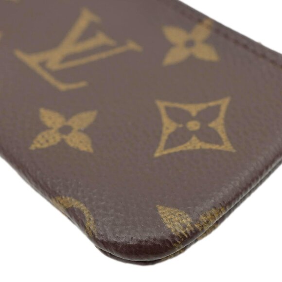 Louis Vuitton  Monogram Canvas Key Holder Zip Pouch Brown - Picture 7 of 12